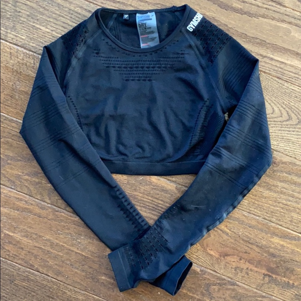 Gymshark black crop